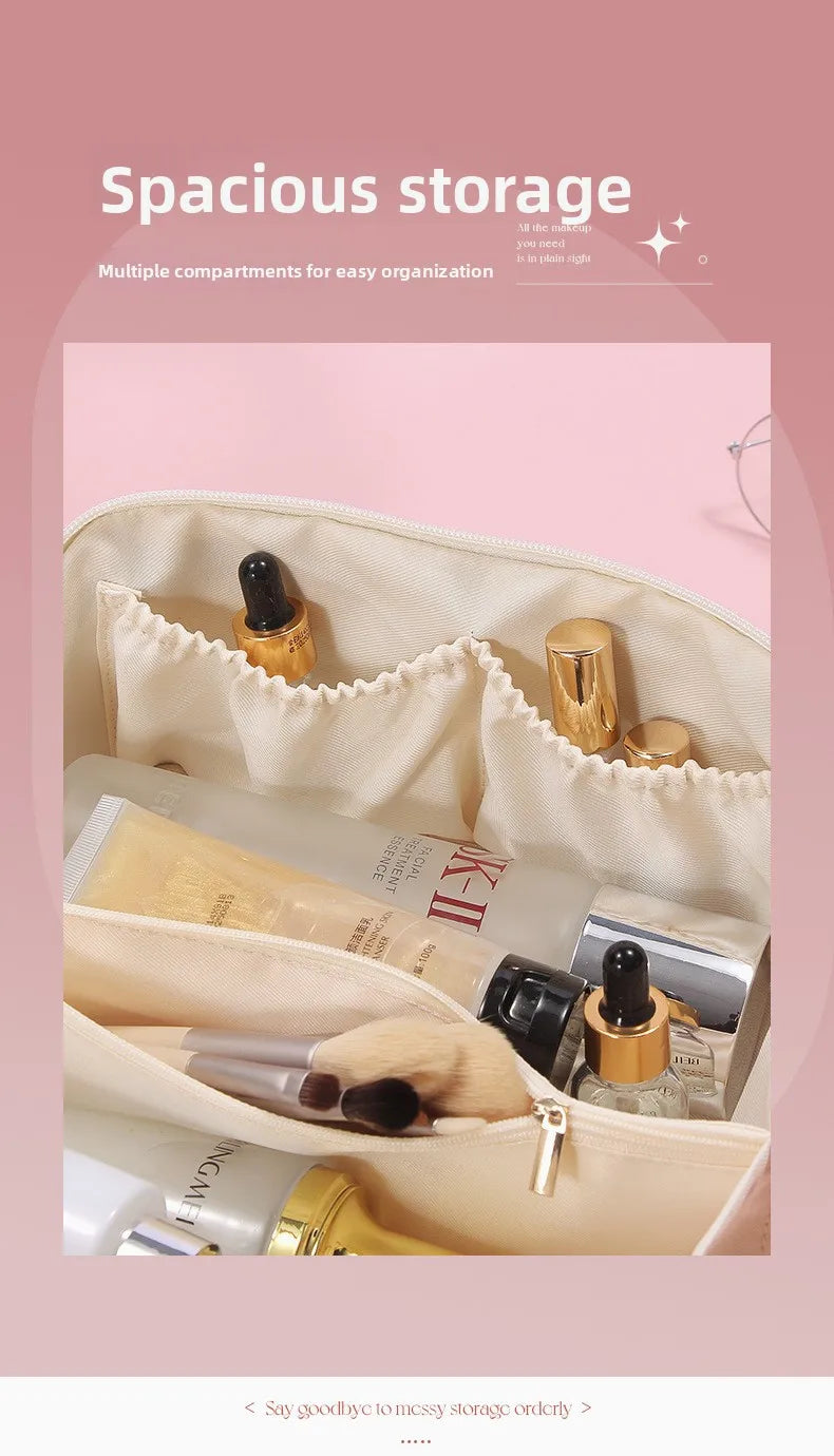 Luxora Elegant Makeup Bag - Stylish Travel Case for Beauty Essentials and Organizers