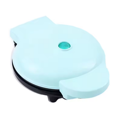 LuxRoyale Mini Electric Waffle Maker – Multifunctional Breakfast Sandwich & Cake Oven