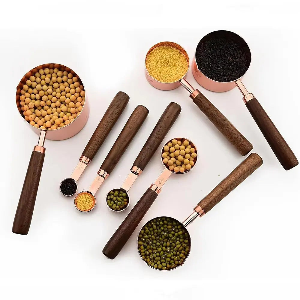 Lumora Copper Measuring Set Premium Precision Kitchen Tool Elegant Design
