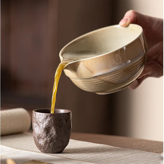 Royelux Premium 4-Piece Ceramic Matcha Tea Set with Bamboo Whisk, Gift Box for Tea Ceremony