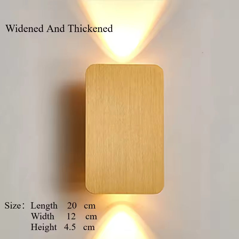 Royallure Modern Up & Down Wall Sconce Light with Warm LED for Indoor Lighting
