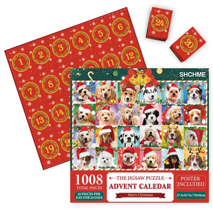 Royaleva Christmas Jigsaw Advent Calendar Puzzle Blind Box 24 Parts