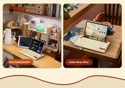 Luxora Wireless Bluetooth Tablet Keyboard for Multidevice Use