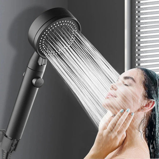Luxora High Pressure Shower Head With Hose 5 Modes
