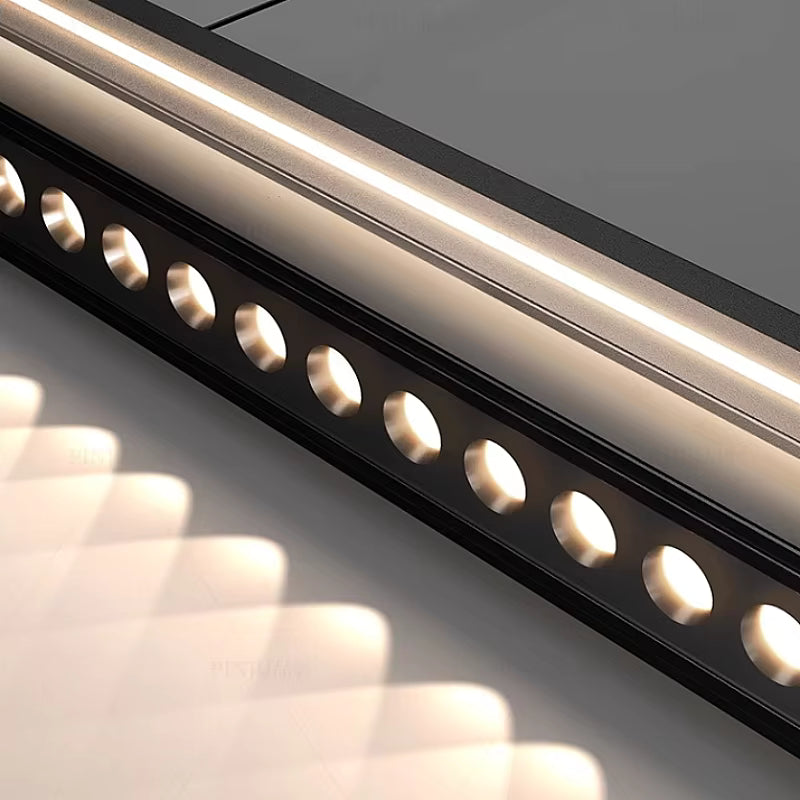 Royelux Modern Linear LED Pendant Light - Adjustable Island Lighting For Dining Room