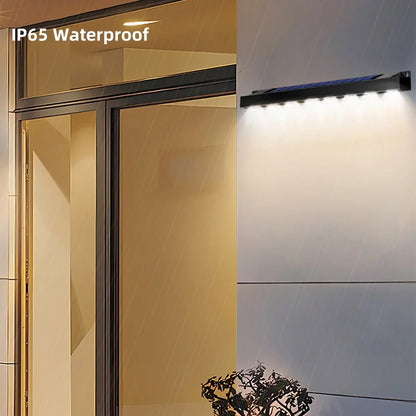 Royelux Solar Wall Light Outdoor - 4/6/8 LED Waterproof Garden Lamp