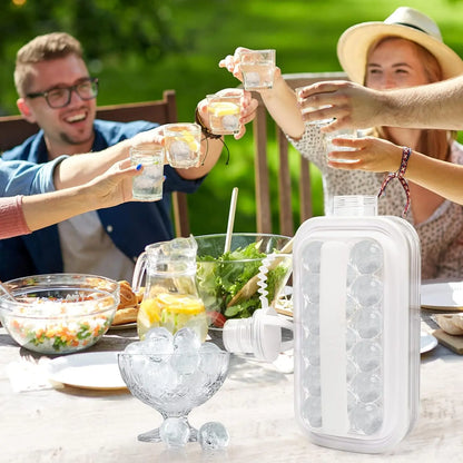 Luxora Ice Ball Maker Kettle 2 in 1 Water Bottle Tray