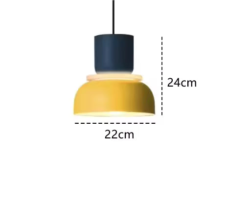 LuxRoyale Opal Rainbow Art Deco Pendant Light, Contemporary Fixture for Dining Rooms and Living Spaces