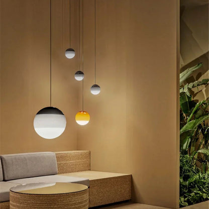 LuxRoyale Gradient Glass Pendant Light,  Modern Luxury for  Dining Room And Reading Nook