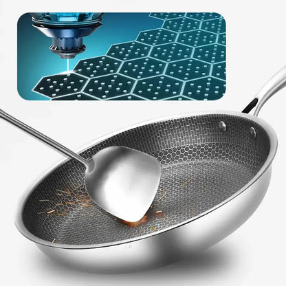Royallure Stainless-Steel Non-Stick Frying Pan – 30 cm, Even Heat & Durable Finish