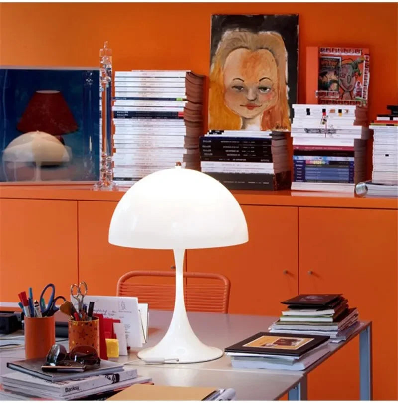 Retro Danish Table Lamp/ Floor Lamp - Iconic Mushroom Design for Modern Spaces - Table Lamp