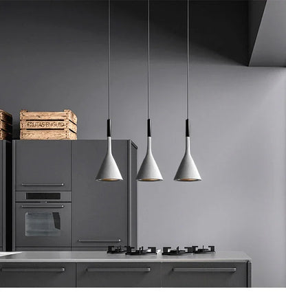 Luxora Modern Nordic Pendant Light - Adjustable Height Hanging Lamp for Kitchen and Dining