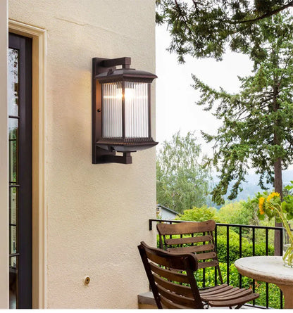 Rayvia Modern Black Porch Wall Sconce Light IP54 Waterproof Outdoor Contemporary