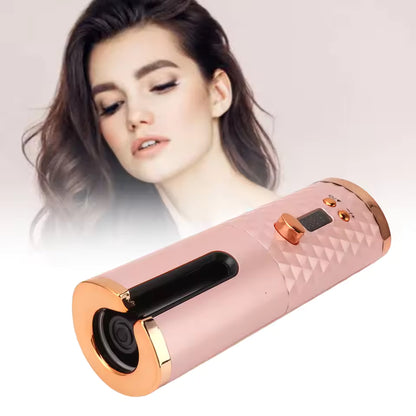 Luxora Cordless Hair Curler Automatic Curling Tool - Portable And Rechargeable