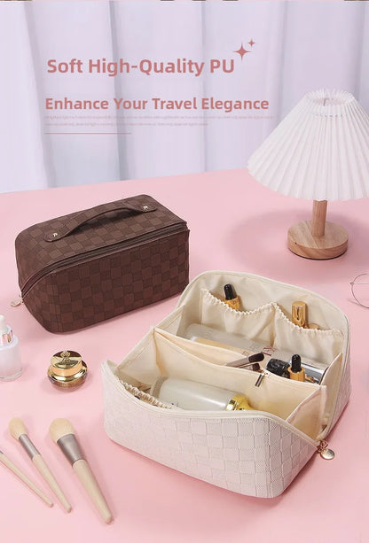 Luxora Elegant Makeup Bag - Stylish Travel Case for Beauty Essentials and Organizers