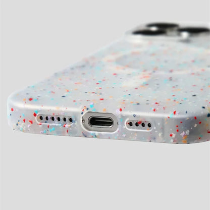 RoyaleGlow Artistic Splash iPhone Case with 360 Protection