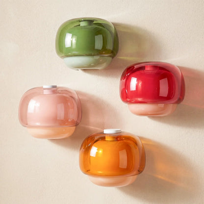 Sanae Modern Colorful Glass Shade Wall Sconce 2