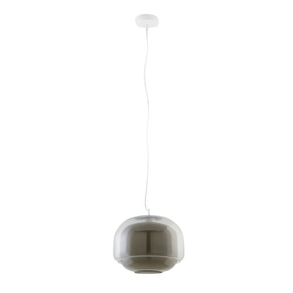 Sanae Nordic Round Double-Dome Colorful Glass Pendant Light 12