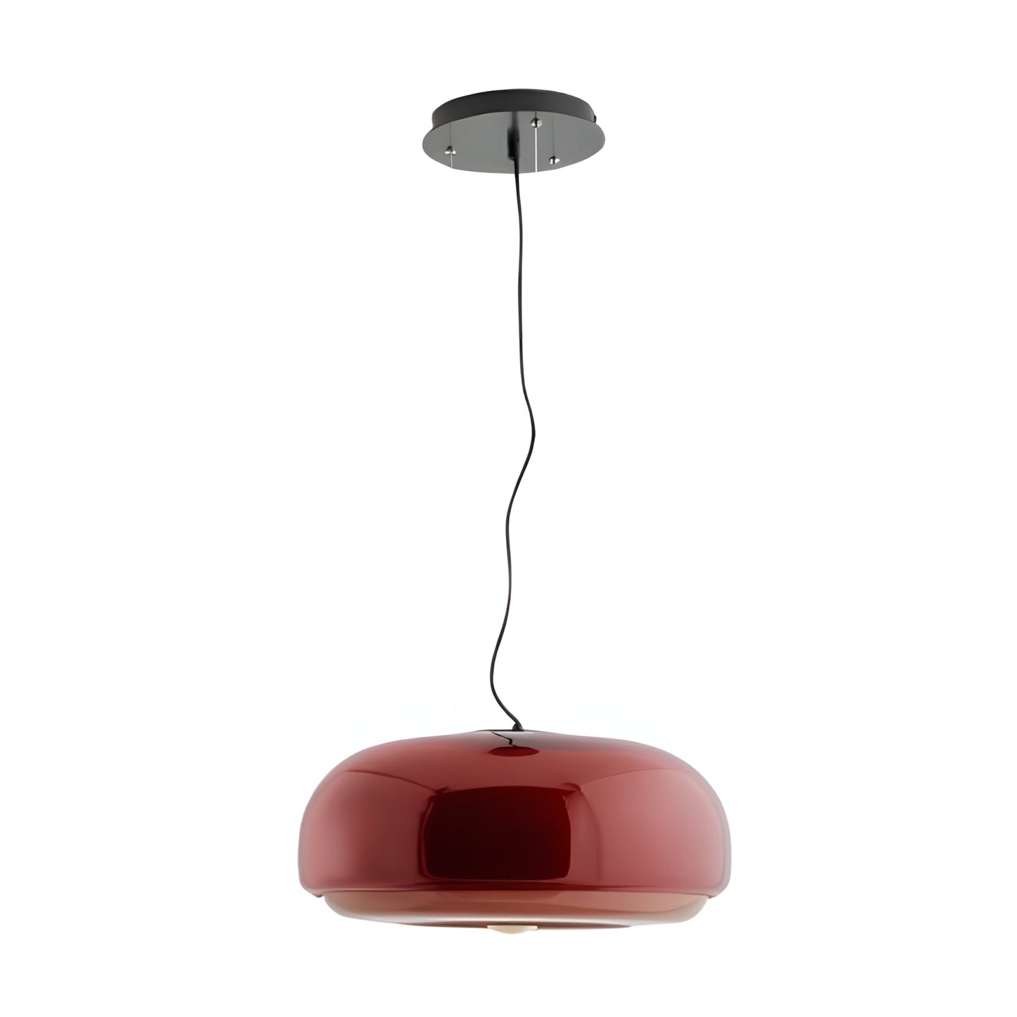 Sanae Nordic Round Double-Dome Colorful Glass Pendant Light 13