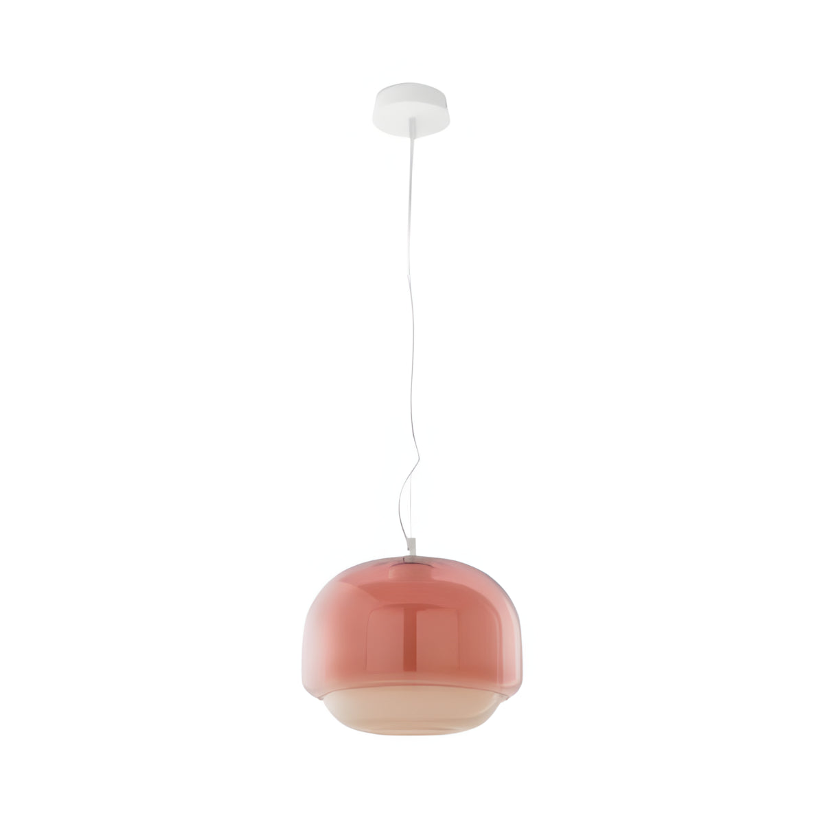 Sanae Nordic Round Double-Dome Colorful Glass Pendant Light 14