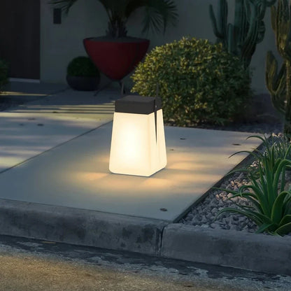 Royelux Solar Outdoor Garden Lanterns - Waterproof LED Table Lamp for Patio & Deck