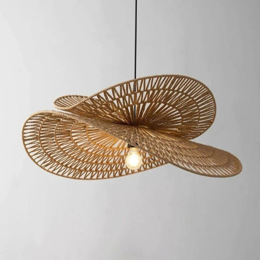 Sanur Double Layer Rattan Pendant Light 0