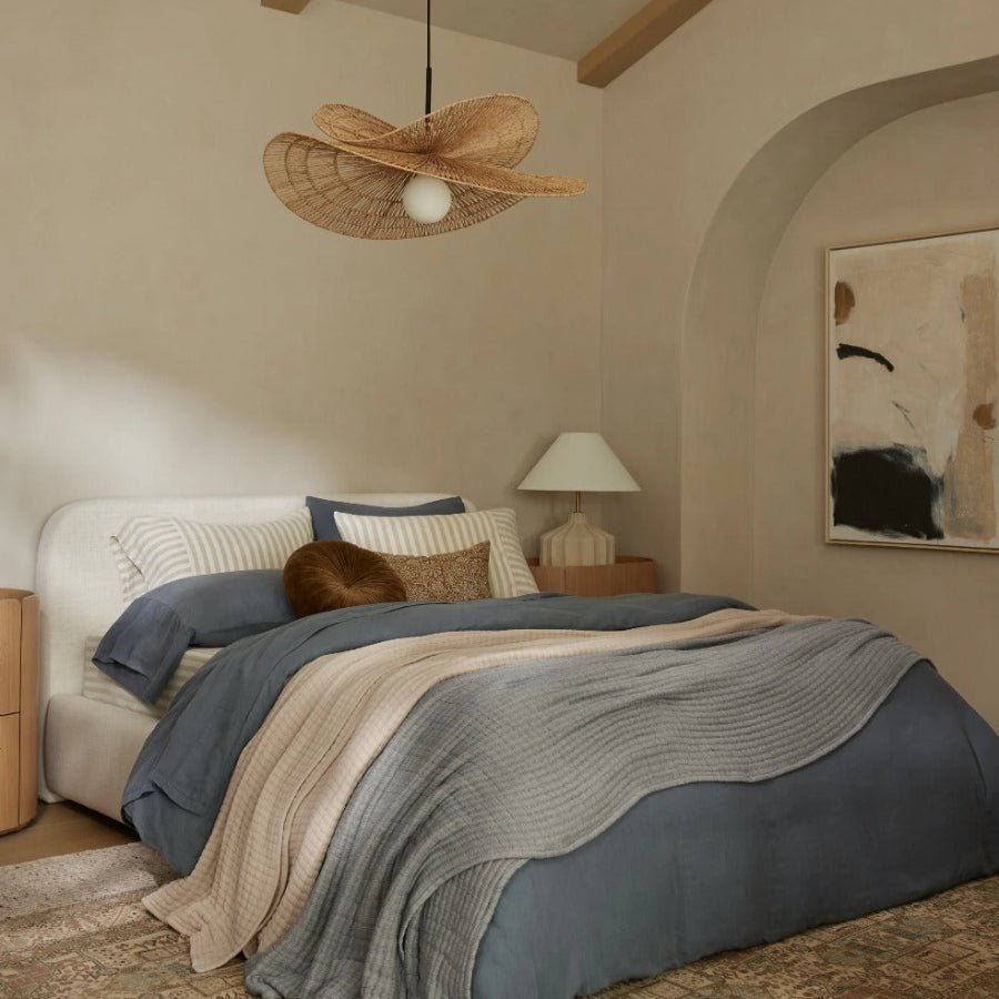 Sanur Double Layer Rattan Pendant Light 1