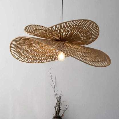 Sanur Double Layer Rattan Pendant Light 8