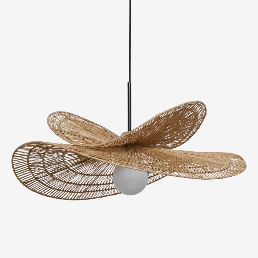 Sanur Double Layer Rattan Pendant Light 9