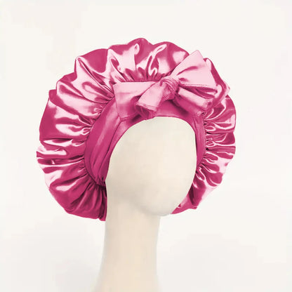 Satin Bonnet Silk Bonnet Adjustable Bonne For Sleeping Hair Bonnet With Tie Band Bonnets For Women Men 13