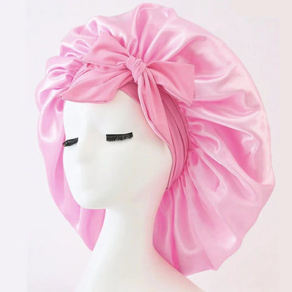 Satin Bonnet Silk Bonnet Adjustable Bonne For Sleeping Hair Bonnet With Tie Band Bonnets For Women Men 4