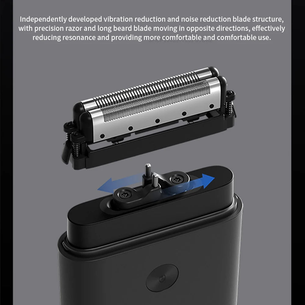 Royallure Electric Shaver Dual Blade with High-Speed Motor, IPX7 Waterproof Razor