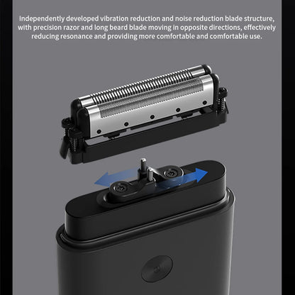 Royallure Electric Shaver Dual Blade with High-Speed Motor, IPX7 Waterproof Razor