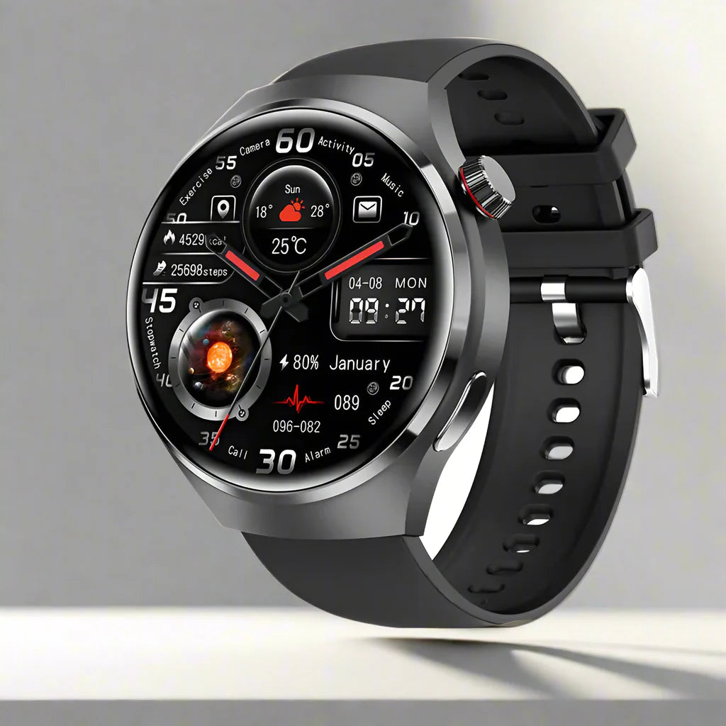 Luxora Pro 2025 Smartwatch – Advanced Health & Fitness Tracker