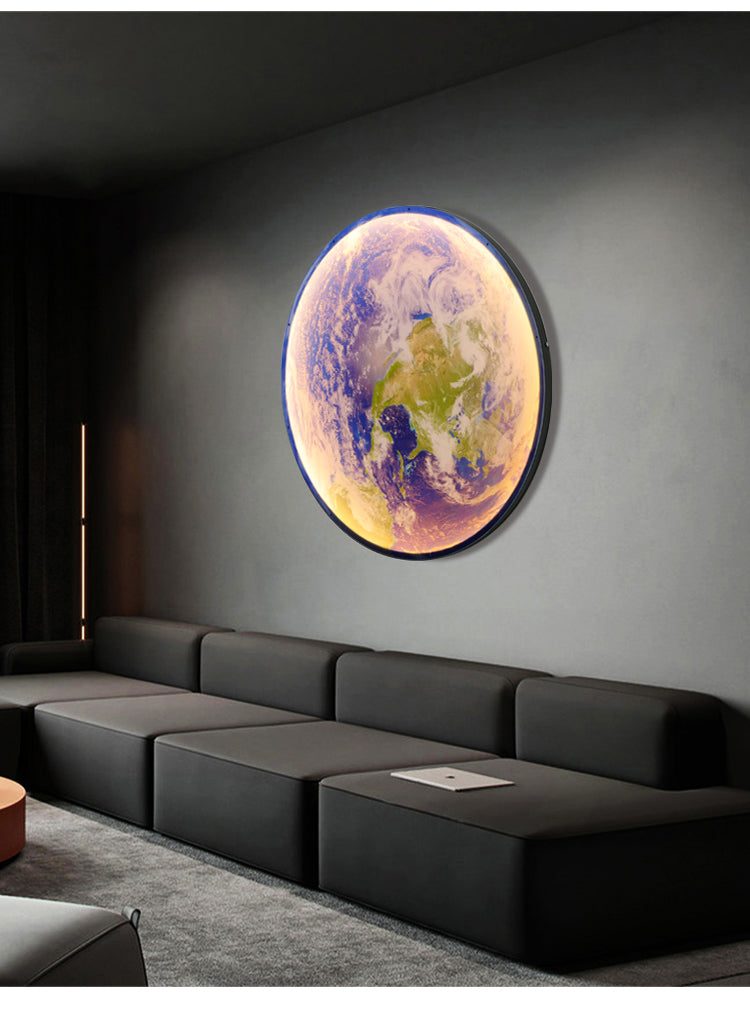 Royallure 3D LED Moon & Earth Ceiling or Wall Lamp - Moon 24CM / Brightnes Dimmable