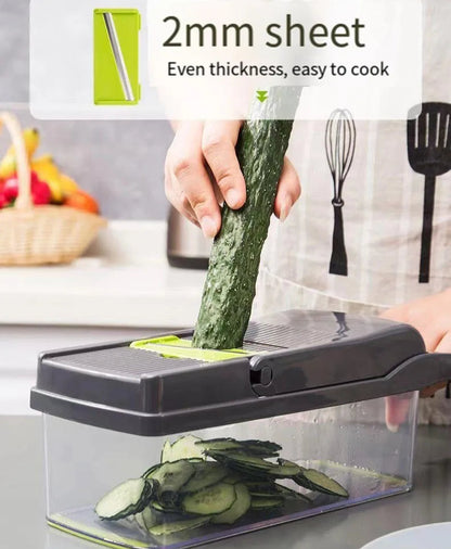 Royallure 14-in-1 Vegetable Chopper Slicer Grater Set for Kitchen Meal Prep