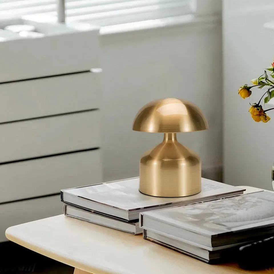 LuxRoyale Cordless Touch Table Lamp With 3 Color Modes