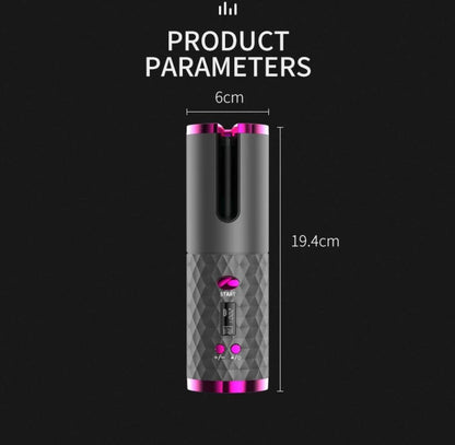 Luxora Cordless Hair Curler Automatic Curling Tool - Portable And Rechargeable