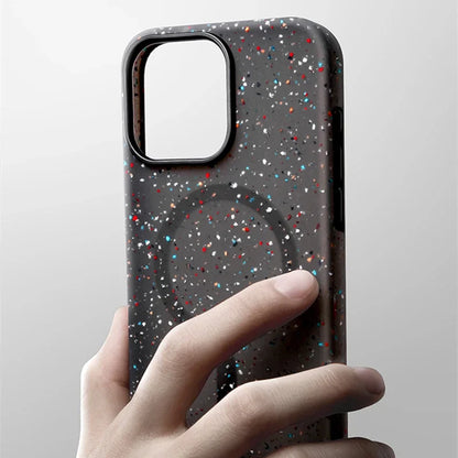 RoyaleGlow Artistic Splash iPhone Case with 360 Protection