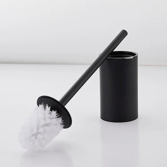 Lumora Toilet Paper Holder With Integrated Brush - Space-Saving Modern Bathroom Organizer For Daily Use