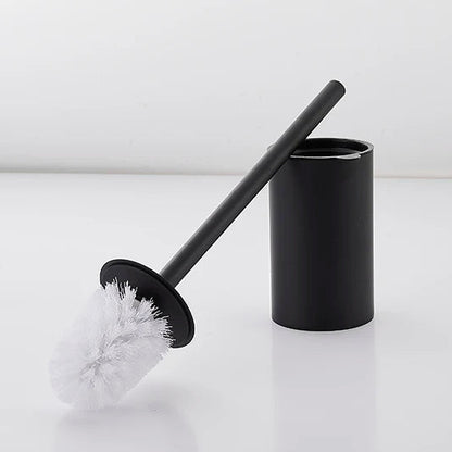 Lumora Toilet Paper Holder With Integrated Brush - Space-Saving Modern Bathroom Organizer For Daily Use