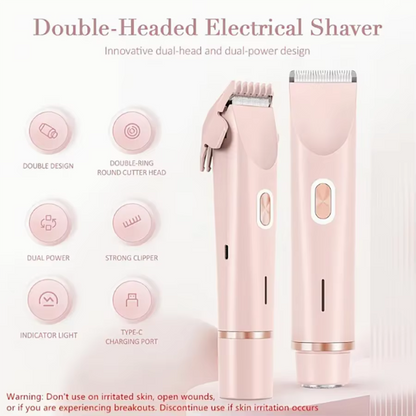 Luxora Female Electric Razor for Women, Waterproof Lady Shaver for Sensitive Skin
