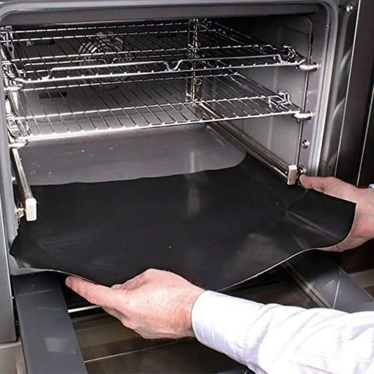 Royallure 2-Pack Large Reusable Non-Stick Oven Liner Mats, PTFE Teflon, Heat-Resistant
