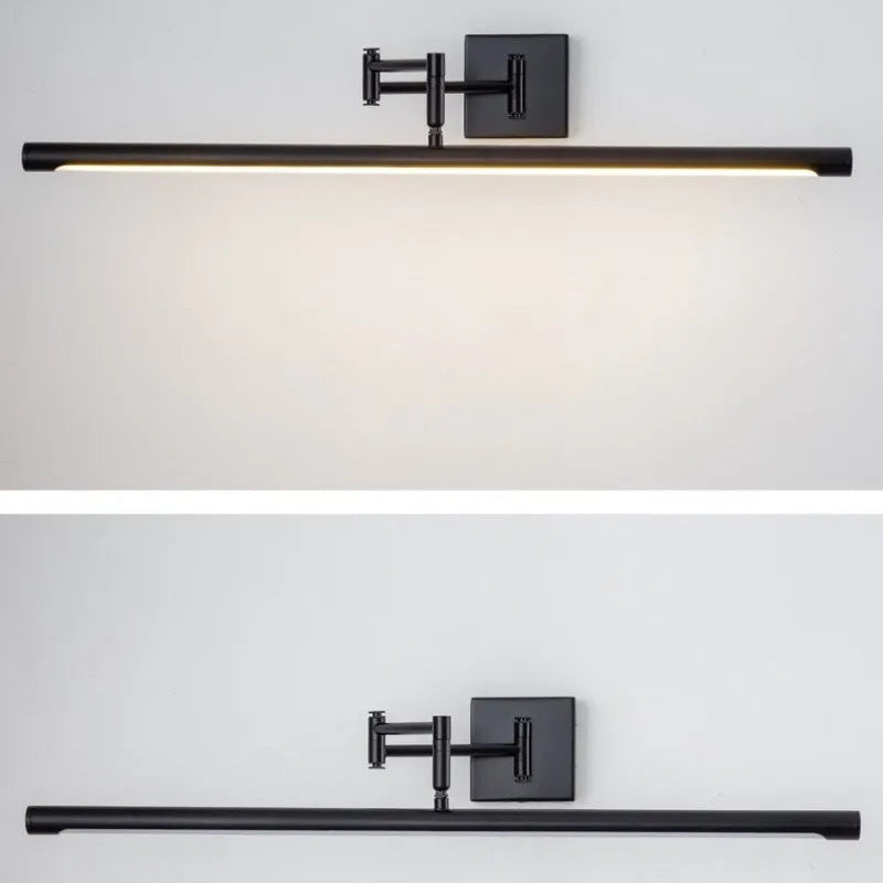 LuxRoyale Swing Arm Vanity LED Light with Adjustable Arm