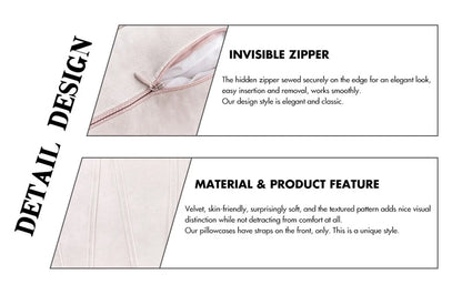 Royallure Luxury Velvet Cushion Covers for Elegant Home Decor - Soft & Stylish