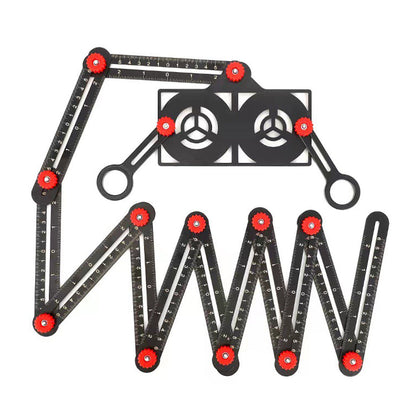 Royaleva Adjustable Aluminum Alloy Tile Work Folding Ruler