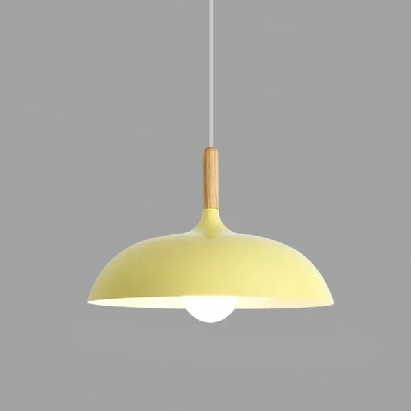 Scandinavian Oak LED Pendant Lamp 11
