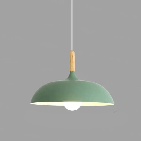 Scandinavian Oak LED Pendant Lamp 7