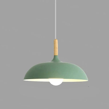 Scandinavian Oak LED Pendant Lamp 7