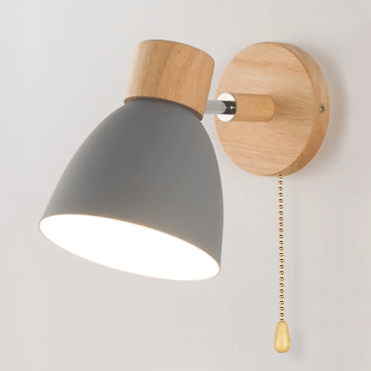 Scandinavian Wooden Wall Light Sconce 10